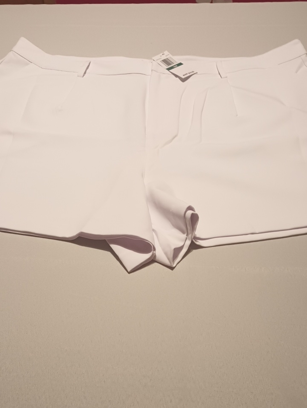 Crisp White Trouser Women's Skort - Modern Everyday Elegance